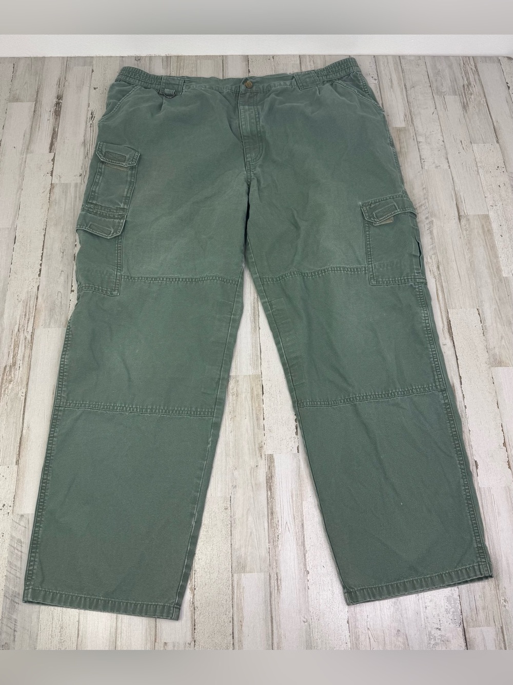 5.11 Tactical Men's 42x30 Green Canvas Solid Cargo Tactical Pants Regular